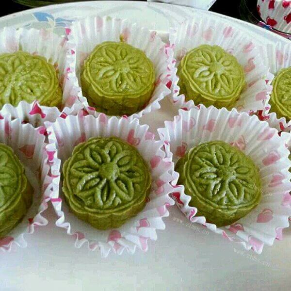 美味抹茶冰皮月饼