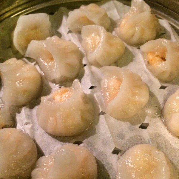 美味的蒸虾饺