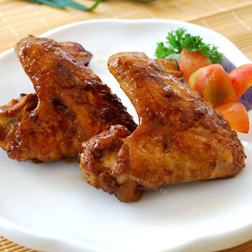 美味的豉油鸡翅