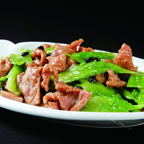 好吃的凉瓜牛肉的做法 