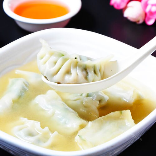 美味豆角肉水饺