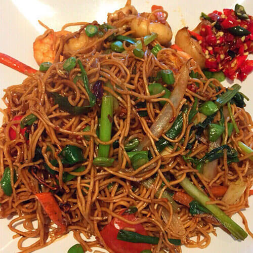 好吃的豆角茄子焖面