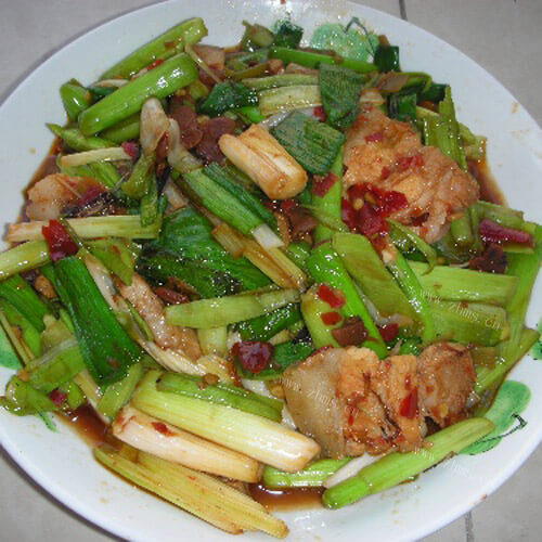 简单的蒜苗炒回锅肉