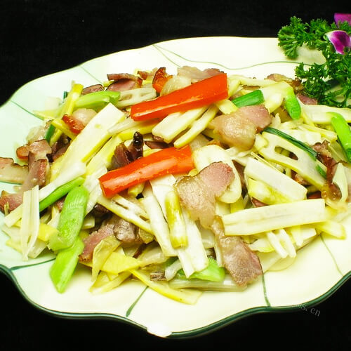 美味笋炒腊肉