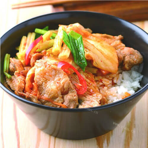 美味猪肉饭的做法