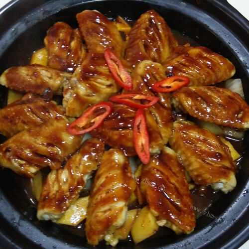 美味香菇焖鸡翅