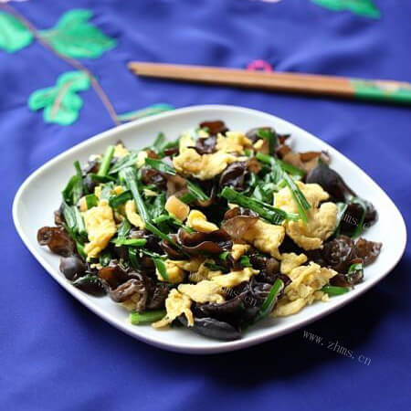 好吃的韭菜粉丝炒鸡蛋