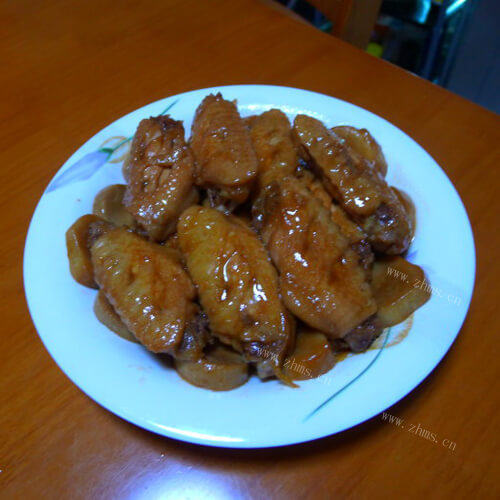 美味的啤酒烧鸡翅