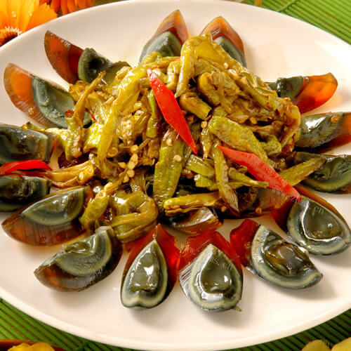 美味的茄子烧辣椒