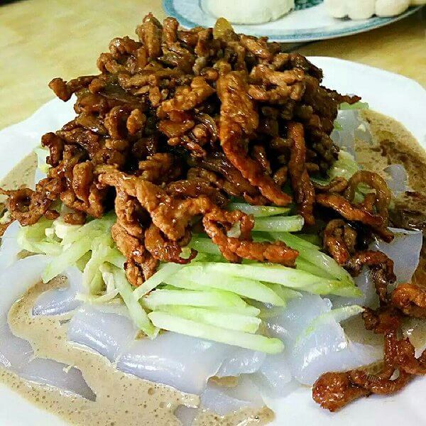 美味的拉皮肉丝