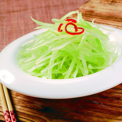 香辣的拌笋丝的做法