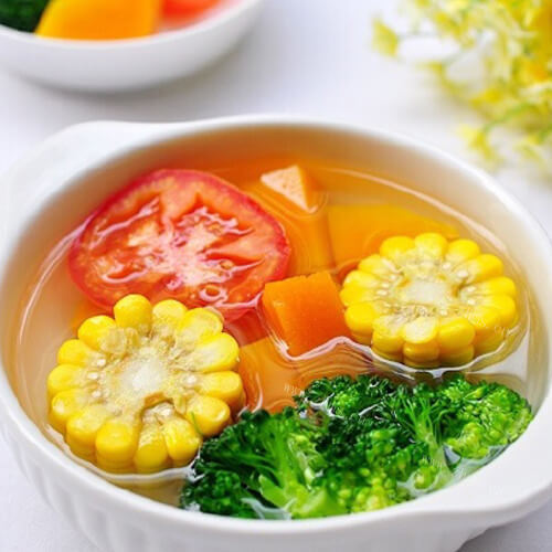 美味的五行蔬菜汤的做法