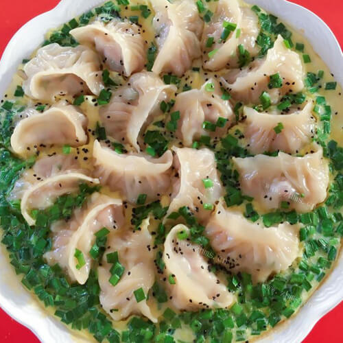 美味羊肉韭菜饺子