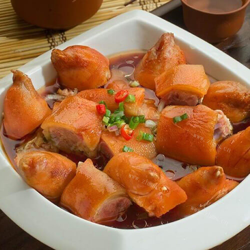 美味的糖醋猪手的做法