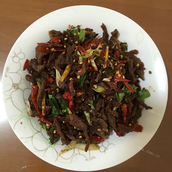 自制干煸牛肉做法 