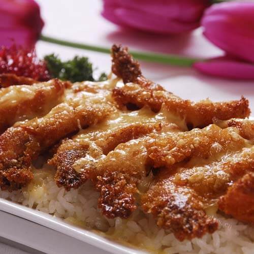 美味虾焗饭