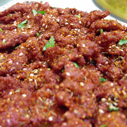 美味的孜然肉片的做法