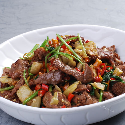 家常小炒牛肉做法