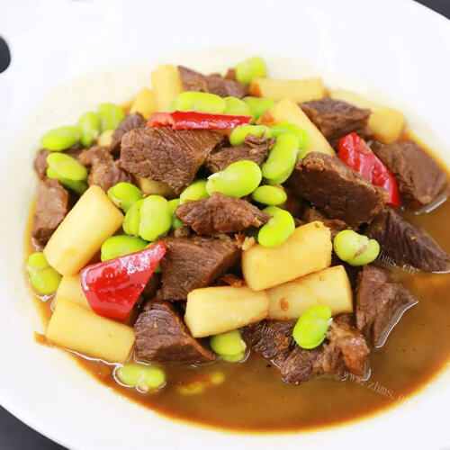 美味牛肉炖藕