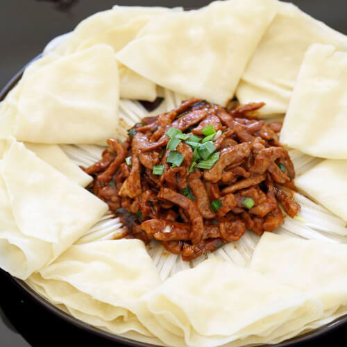 美味京酱肉丝饼的做法