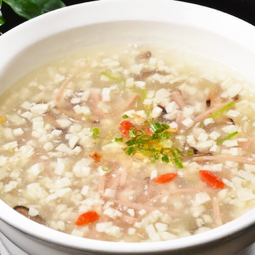 美味的豆腐肉片汤的做法