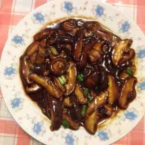 蜜汁香菇炖茄子
