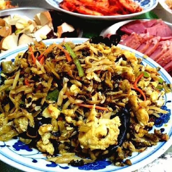 美味的梅菜笋丝