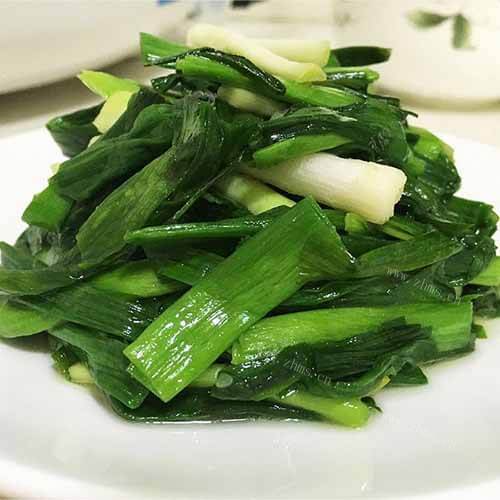 美味的素炒蒜薹