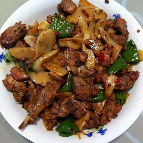简单的炒鸭肉的做法
