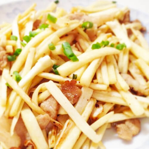 家常水笋炒肉