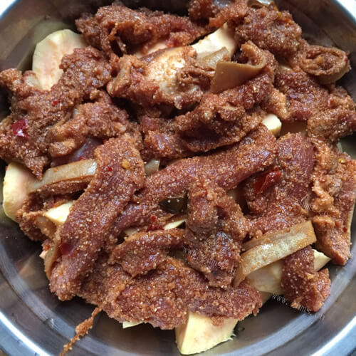米粉蒸羊肉的做法