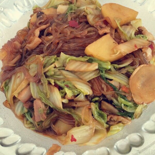 好吃的土豆白菜炖粉条