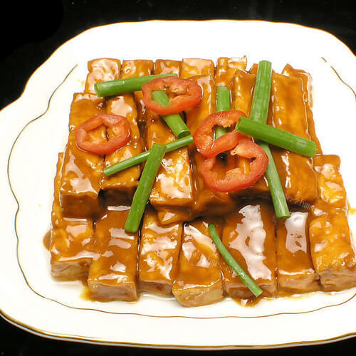 好吃的醋椒豆腐