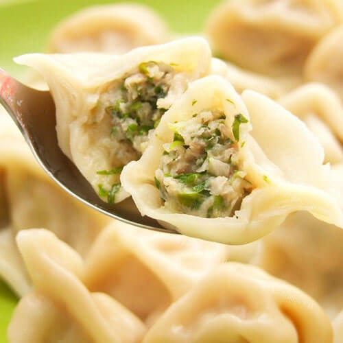 自制白萝卜水饺
