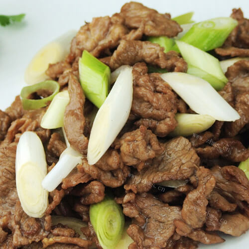 家常葱暴羊肉的做法