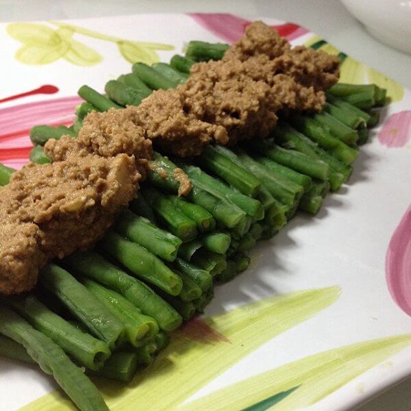 美味的蒜泥豇豆