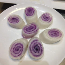 美味紫薯糯米卷
