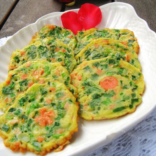 特色韭菜煎蛋饼