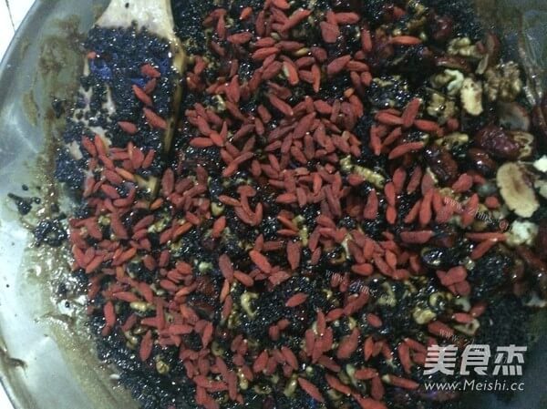 自制手工阿胶糕做法图解4)