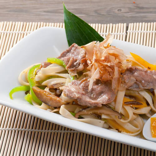 咸香煎茄子面条