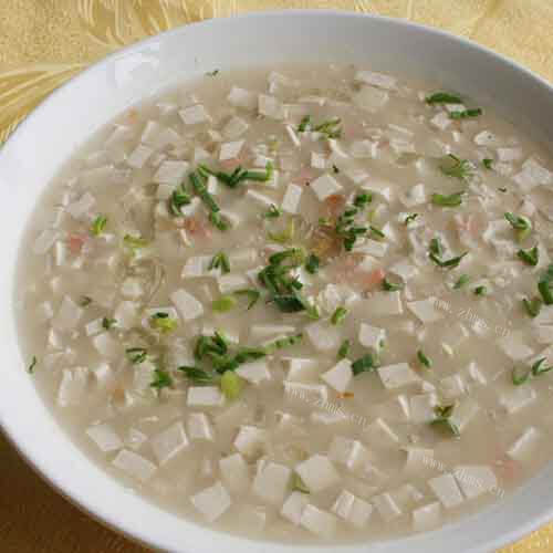 虾皮豆腐羹