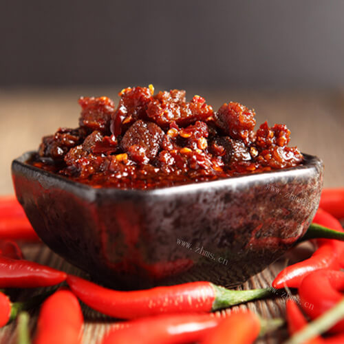 美味的牛肉辣椒酱的家常做法