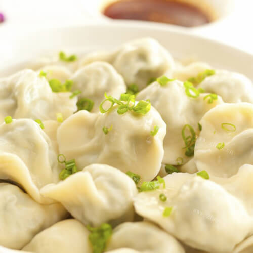 美味猪肉韭菜馅饺子