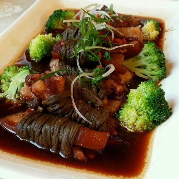 美味的干豇豆红烧肉