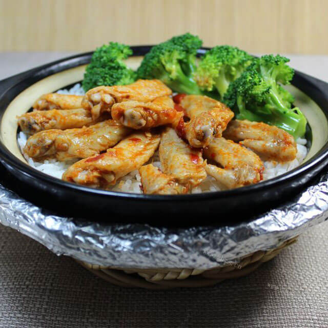好吃的鸡翅煲饭