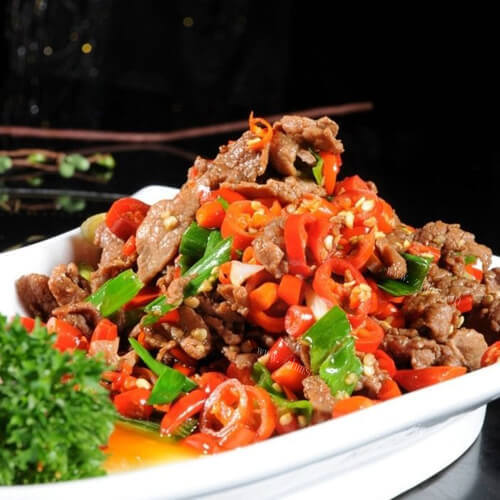 美味农家小炒牛肉的做法