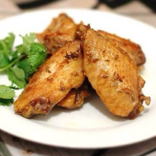 好吃的蒜香烤鸡翅