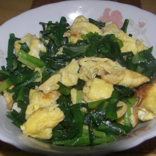 美味的韭菜炒蛋