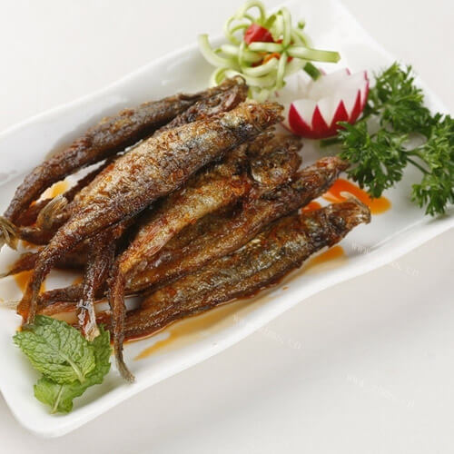 美味蒸多春鱼