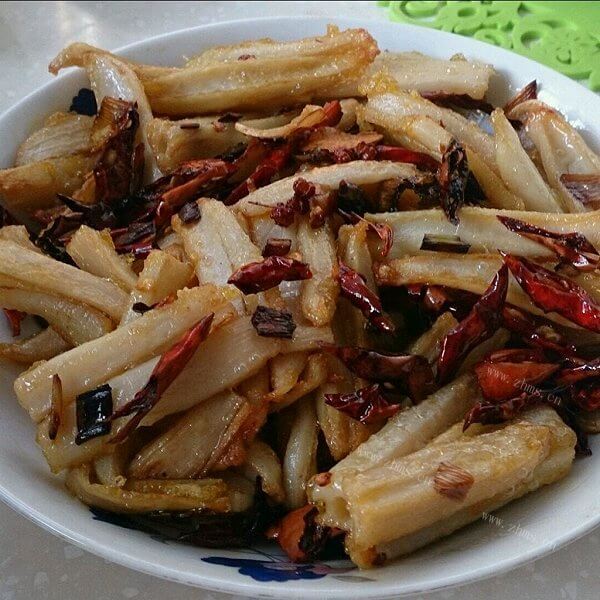 美味的干煸藕丝
